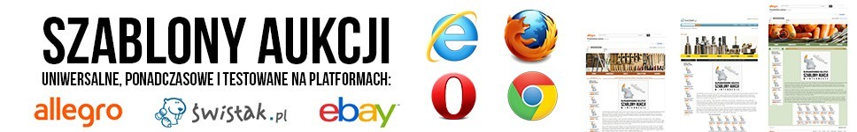 Szablony html aukcji (Allegro, Świstak, eBay)